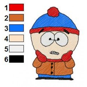 South Park Embroidery Design 5